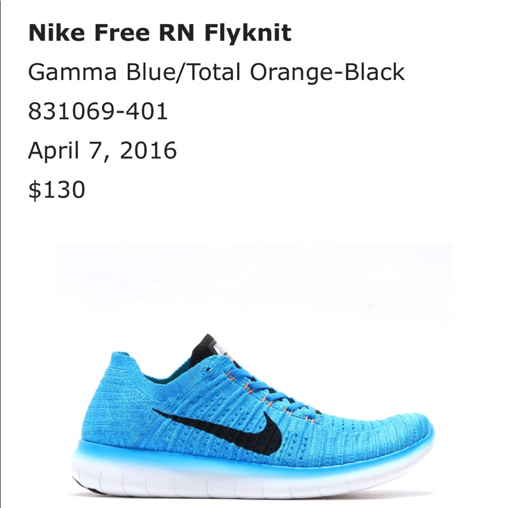 Nike Free Rn Fly knit Size 10